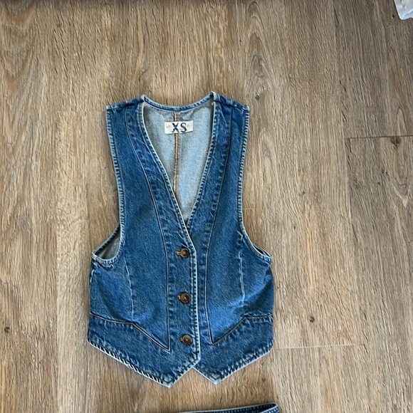 FREE PEOPLE / Modern Meadow Denim Suit - XS - Picture 9 of 15